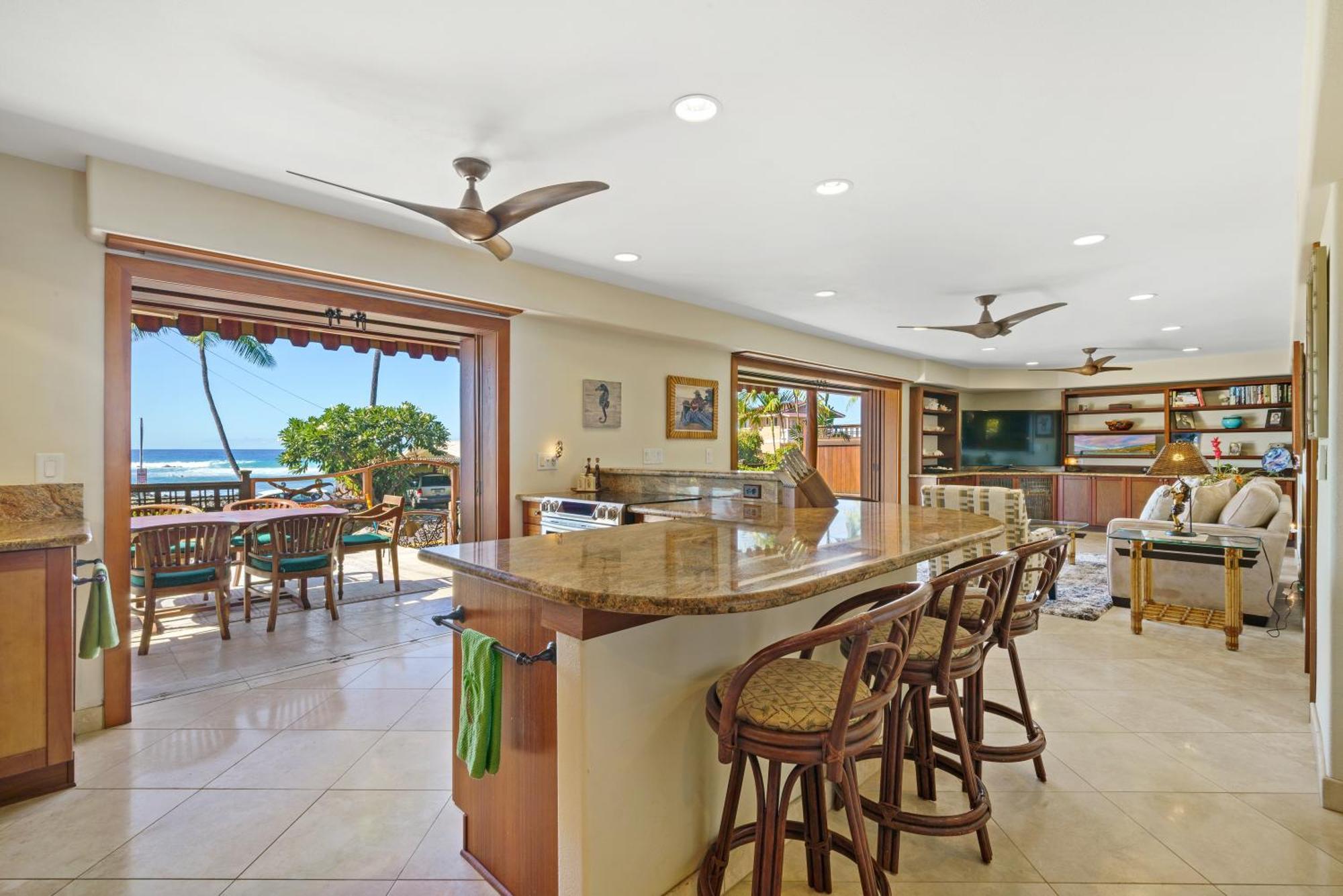 شقة Seaspray Oceanview كايلو كونا المظهر الخارجي الصورة