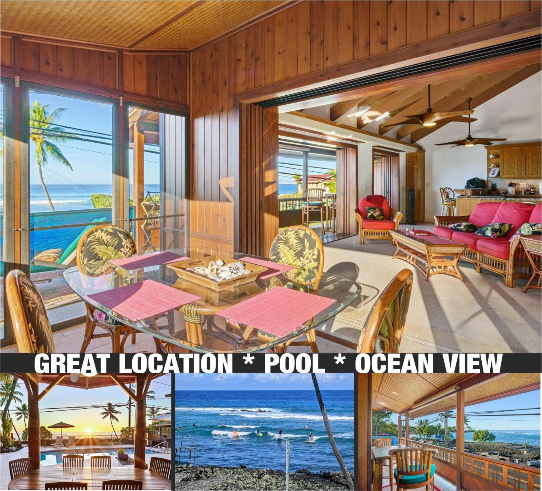 شقة Seaspray Oceanview كايلو كونا المظهر الخارجي الصورة